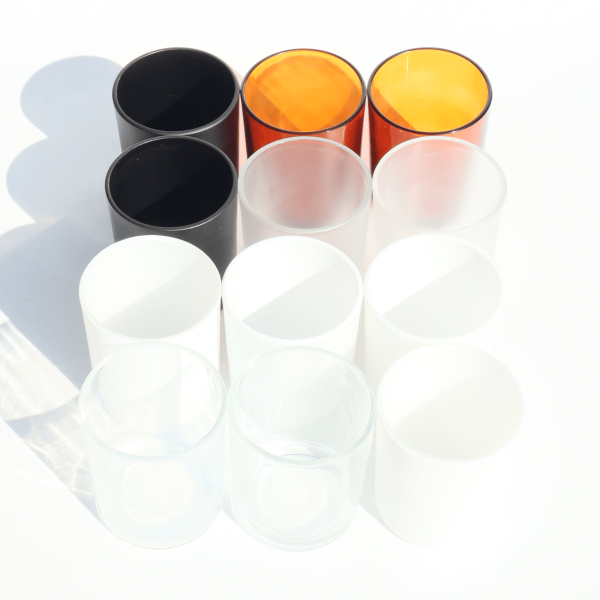 small candle jars