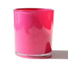 10 oz Magenta Candle Making Jars with Lids - Set of 12 pcs