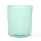 10 oz Soft Mint Green Candle Making Jars with Lids - Set of 12 pcs