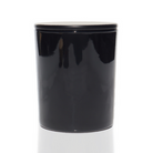 Glossy black candle jar for white label or private label candle making by LuxyM
