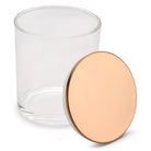 10oz jars with luxury Rose-gold lids for candle making - LuxyM candle supplier