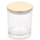 10oz jars with luxury gold lids for candle making - LuxyM candle supplier