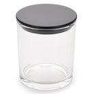 10oz jars with luxury black matte lids for candle making - LuxyM candle supplier