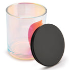 10 oz iridescent prism glass jars - Set of 12 pcs - LuxyM Candle Supplier