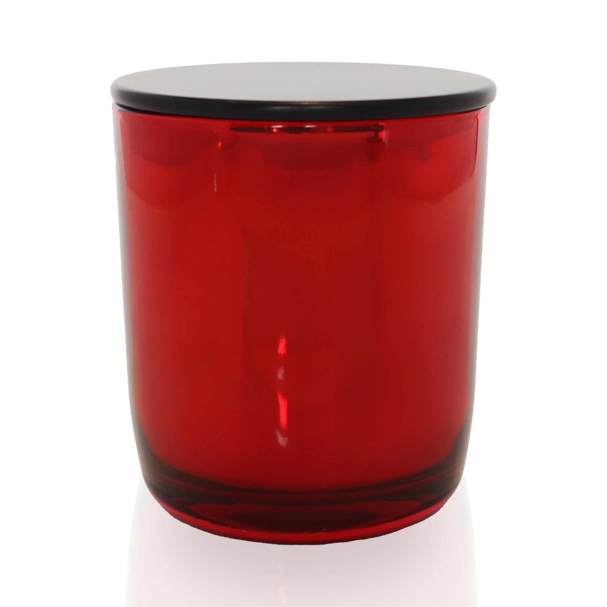 RUKA Glass　ORB CANISTER　red 10-oz-red-arc-glass-jar-with-