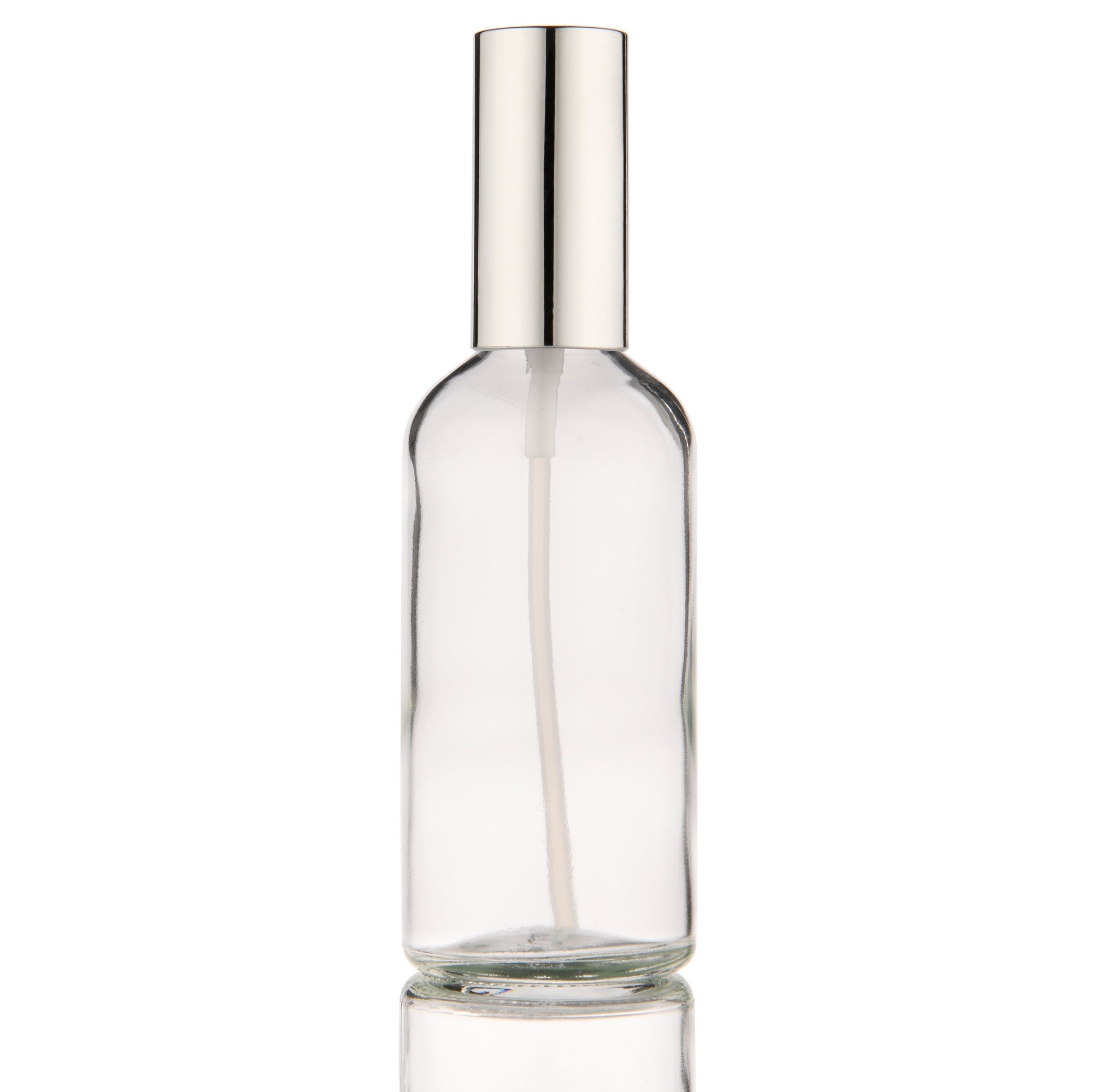 100 ml Clear Glass Spray Bottles ( 12 pcs) Including Cap - LuxyM Candle Supplier