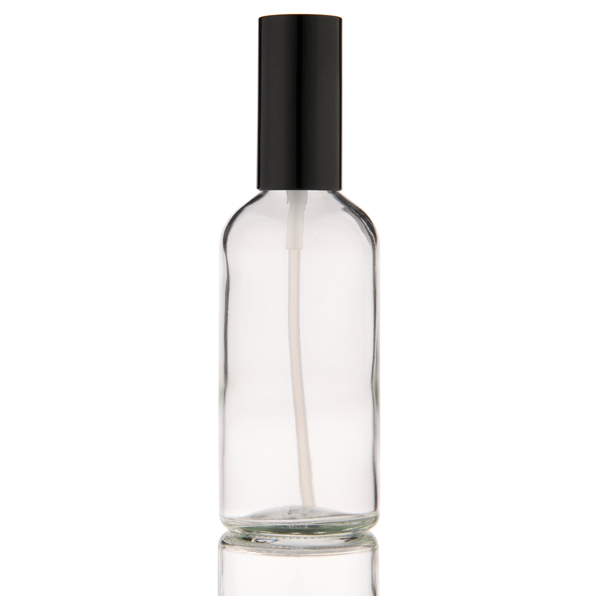 100 ml Clear Glass Spray Bottles ( 12 pcs) Including Cap - LuxyM Candle Supplier