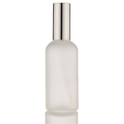 100 ml Frosted White Glass Spray Bottles ( 12 pcs) Including Cap - LuxyM Candle Supplier