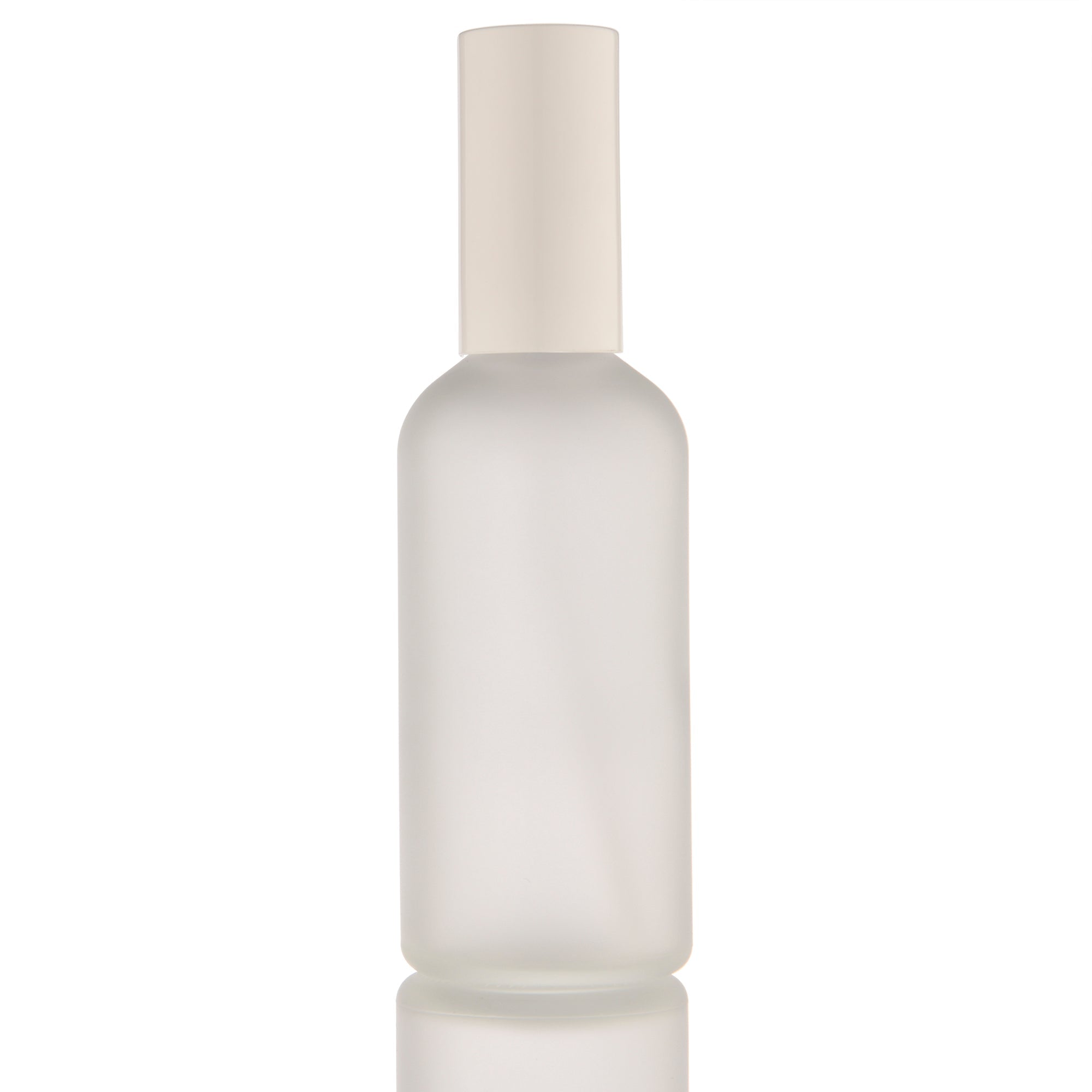 100 ml Frosted White Glass Spray Bottles ( 12 pcs) Including Cap - LuxyM Candle Supplier