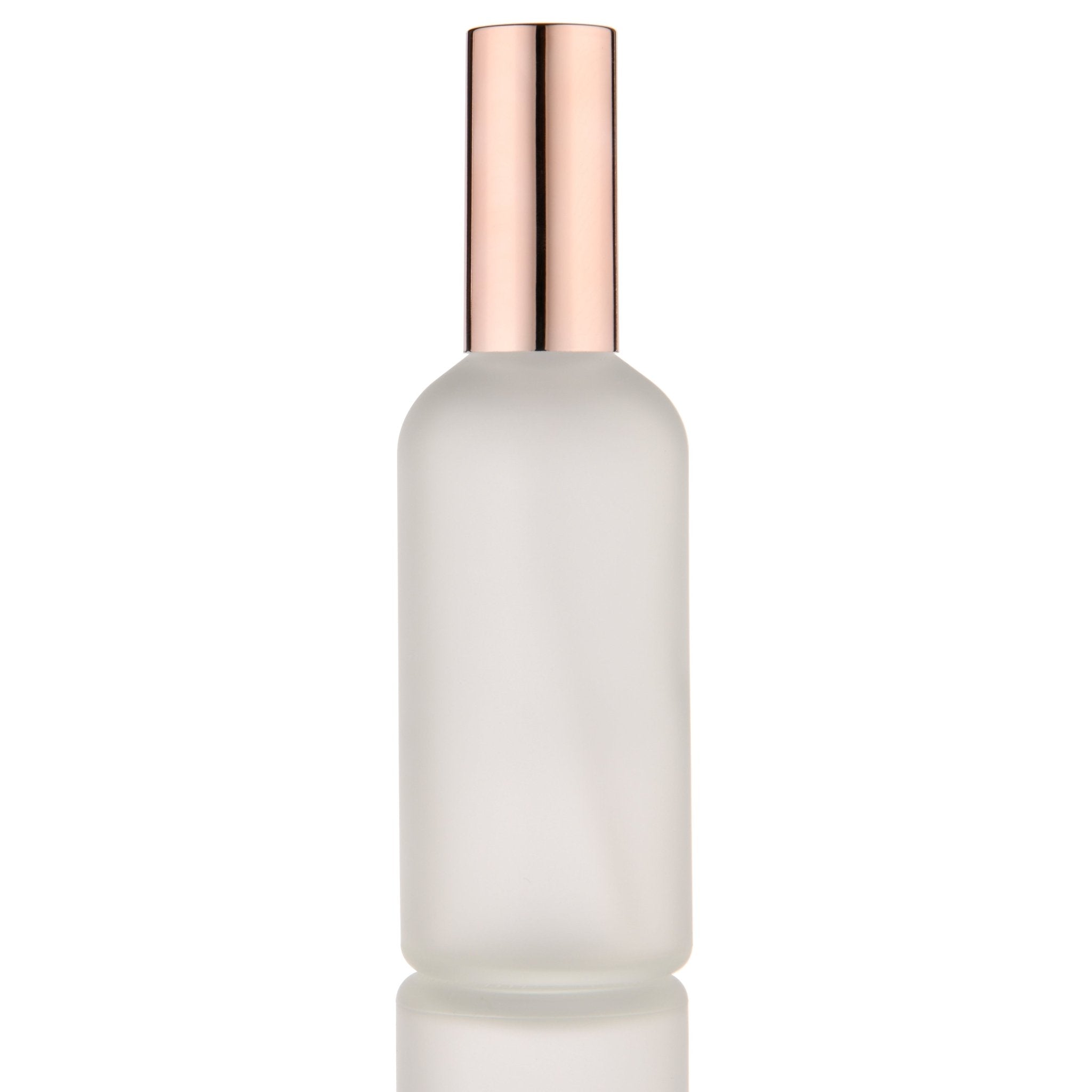 100 ml Frosted White Glass Spray Bottles 12 pcs Including Cap LuxyM Candle Supplier