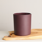 wine red candle jar - LuxyM candle supplier