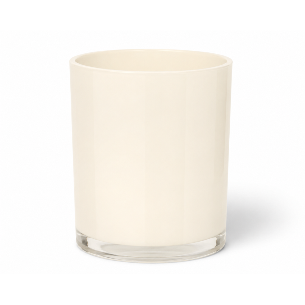 10 oz Interior Ivory Candle Making Jars — Case of 12