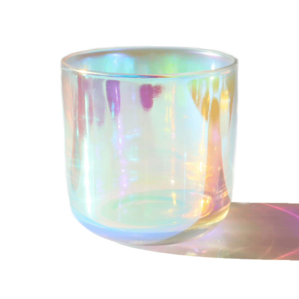  Iridescent Candle jars