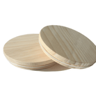 4'' Wooden lids -  12pk - LuxyM Candle Supplier