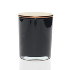 7 oz Interior Glossy Black Candle Making Jars - LuxyM Candle Supplier