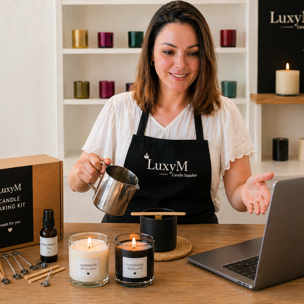 At-Home Candle Making Experience | Kit + Live 1:1 Training (Free Shipping)