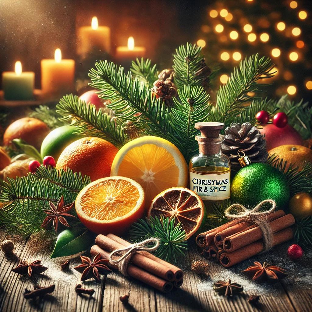 Christmas Fir & Spice Fragrance Oil - Candle making 