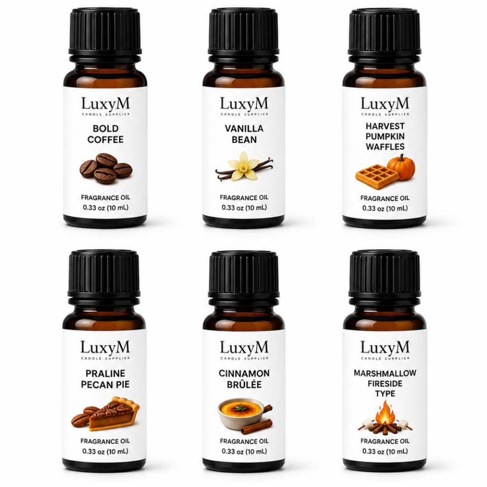 Cozy Bakery Fragrance Oil Sample Pack | LuxyM Candle Supplier