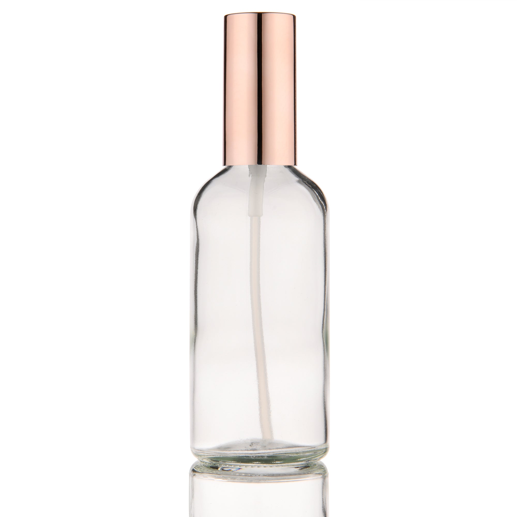 100 ml Clear Glass Spray Bottles ( 12 pcs) Including Cap - LuxyM Candle Supplier