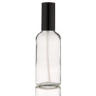 100 ml Clear Glass Spray Bottles ( 12 pcs) Including Cap - LuxyM Candle Supplier