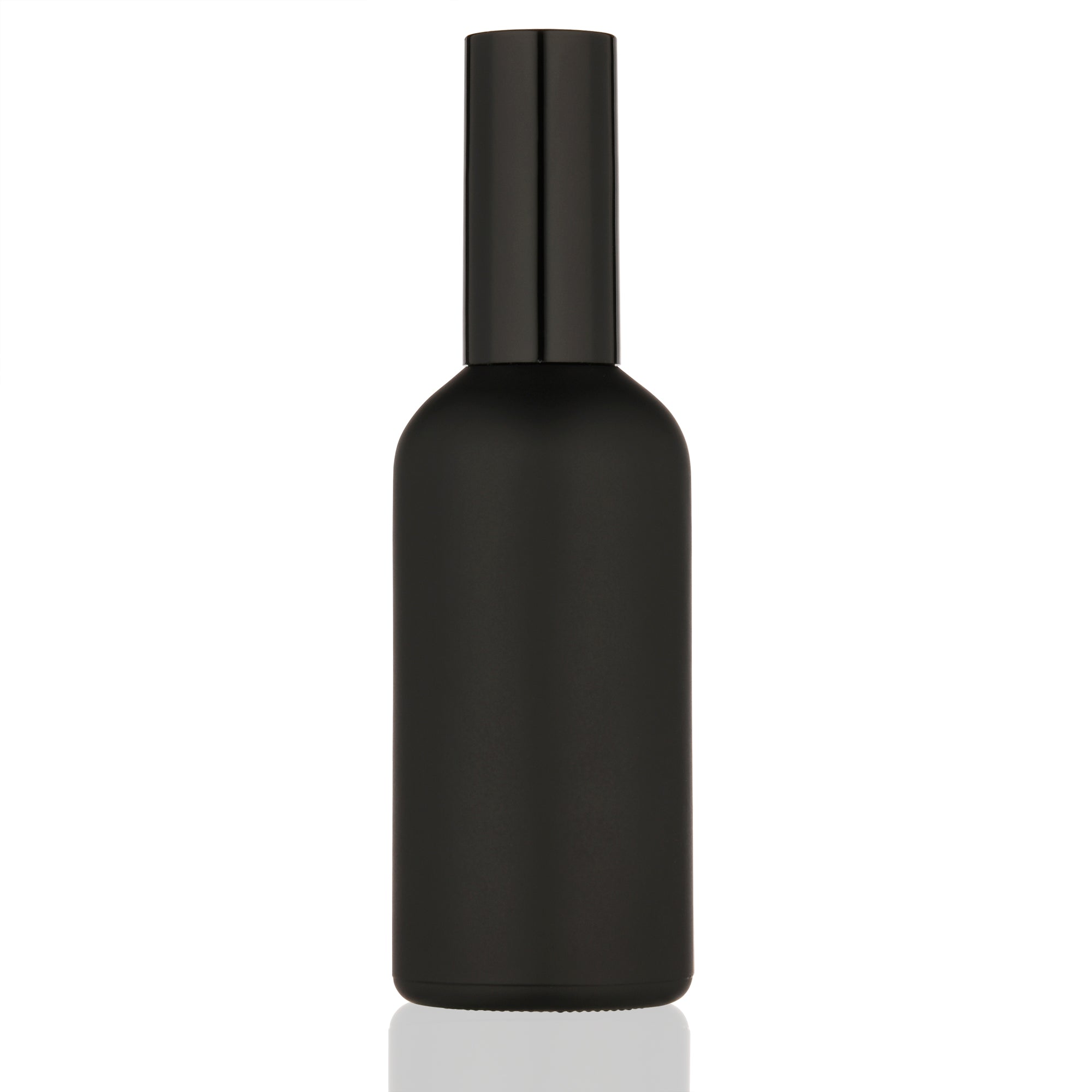 Black matte Glass Spray Bottles ( 12 pcs) Including Cap - LuxyM Candle Supplier