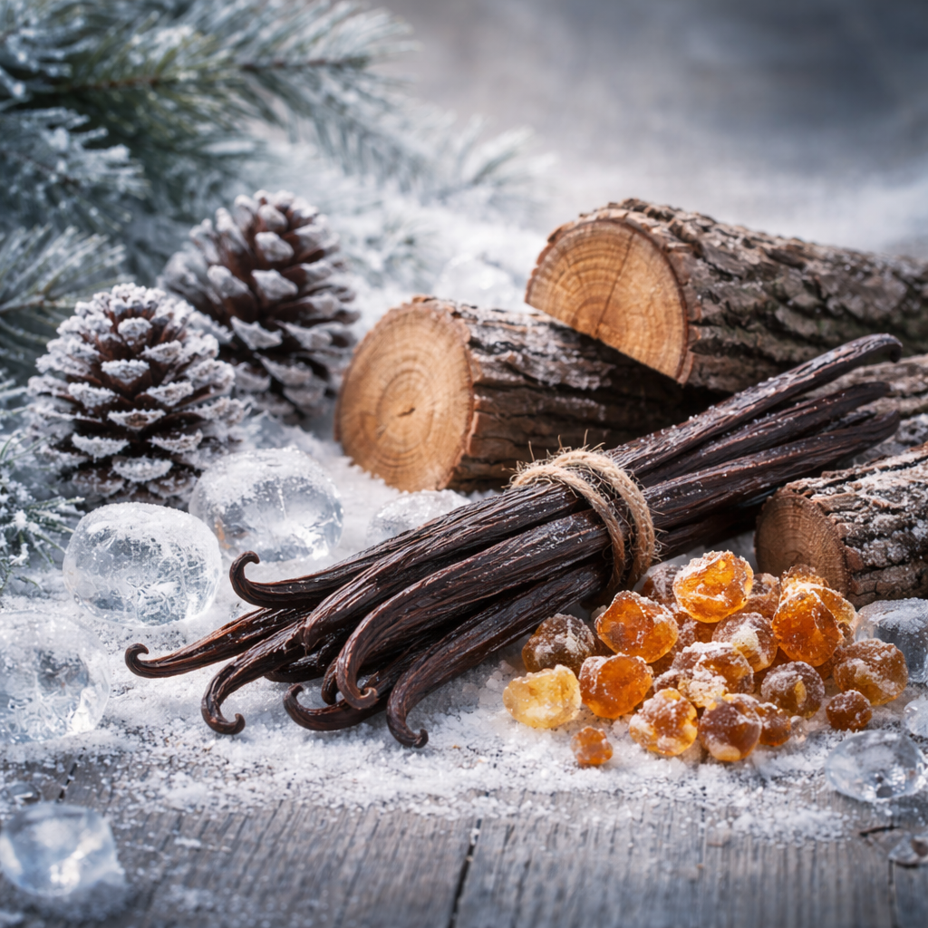  Frosted Vanilla & Cedar fragrance oil for candle making - LuxyM