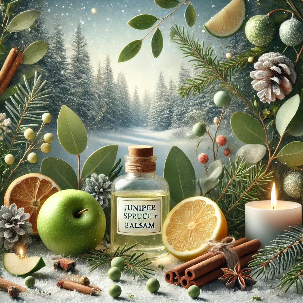 Juniper Spruce + Balsam  Fragrance Oil - Christmas Fragrance oils  Candle making 