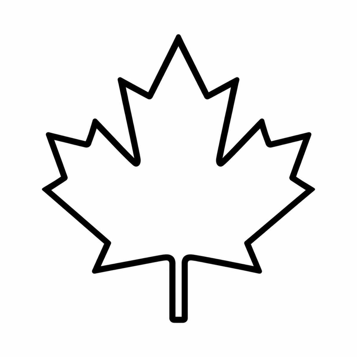 Canadian maple leaf icon