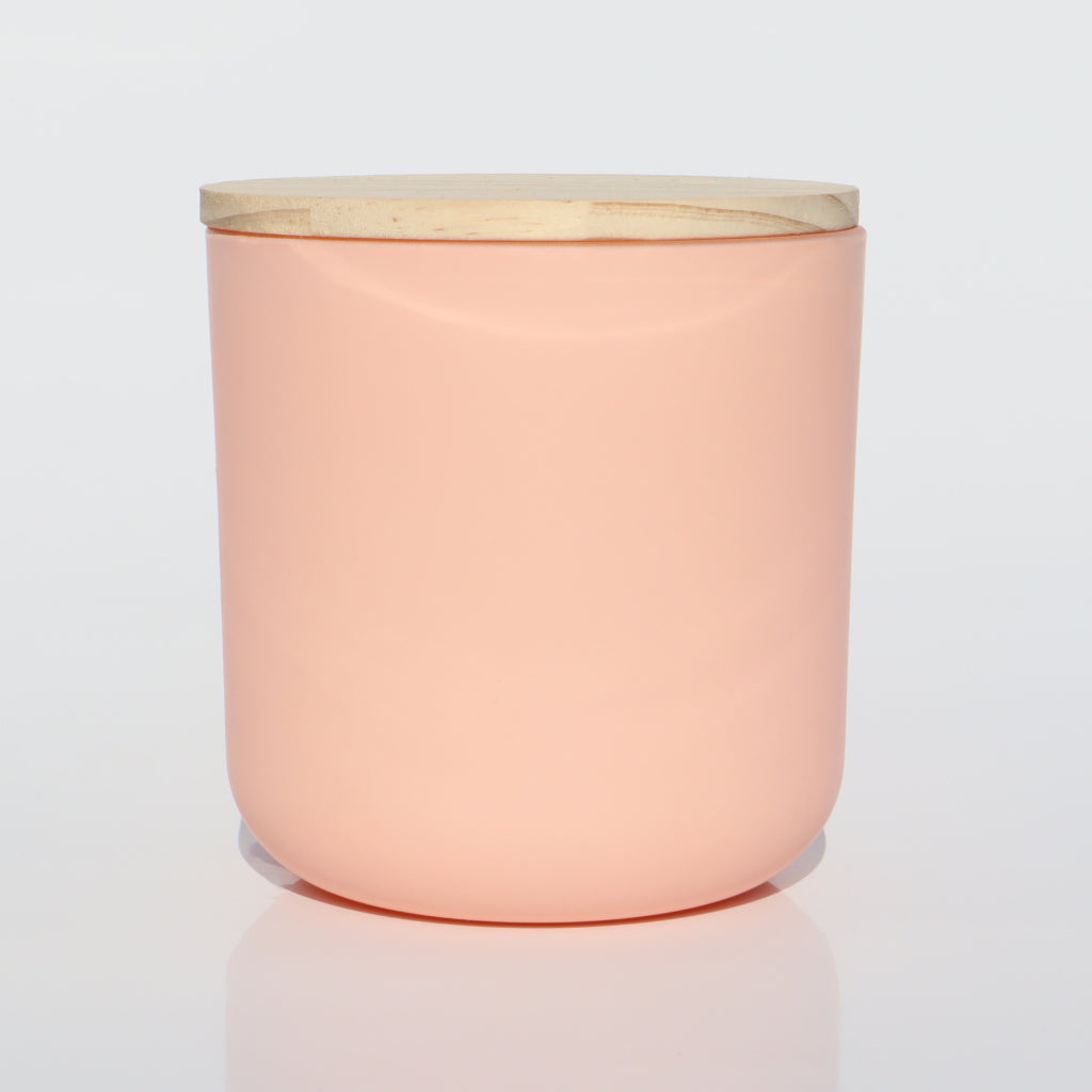 LuxyM Peach candle jars