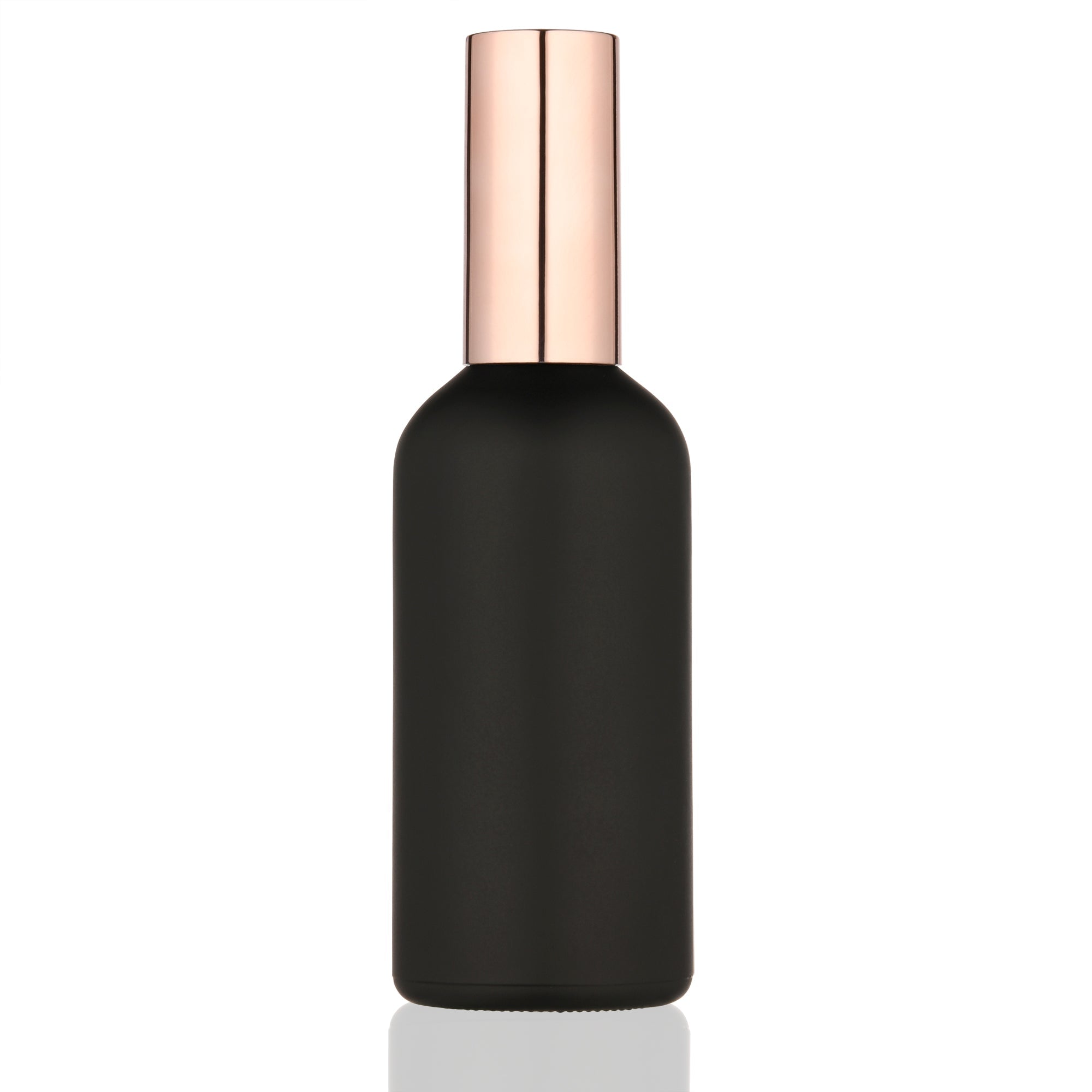 100 ml Black matte Glass Spray Bottles ( 12 pcs) Including Cap