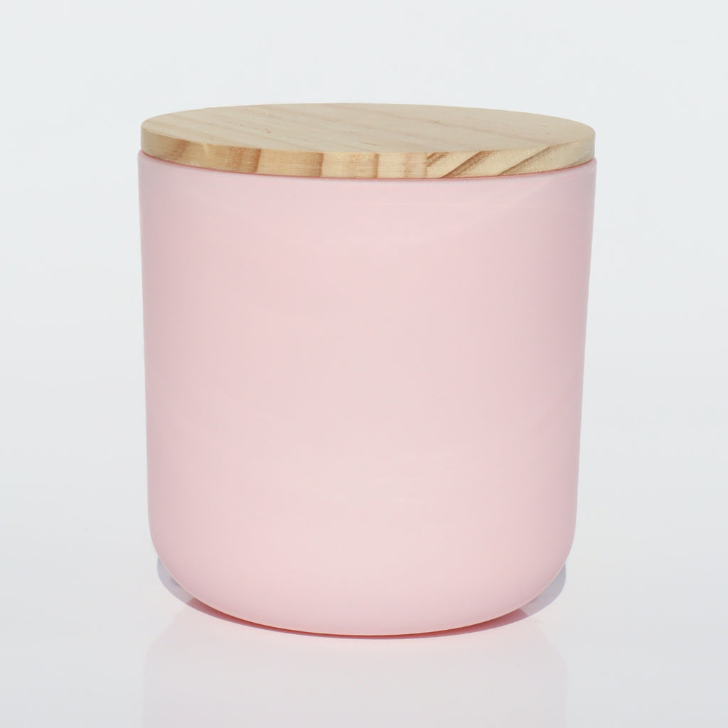 Light pink candle jars-LuxyM