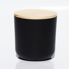 Large Black matte candle jars- LuxyM