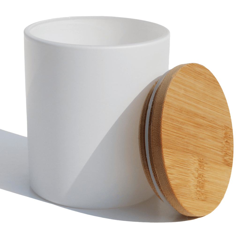 White matte candle wholesale candle containers