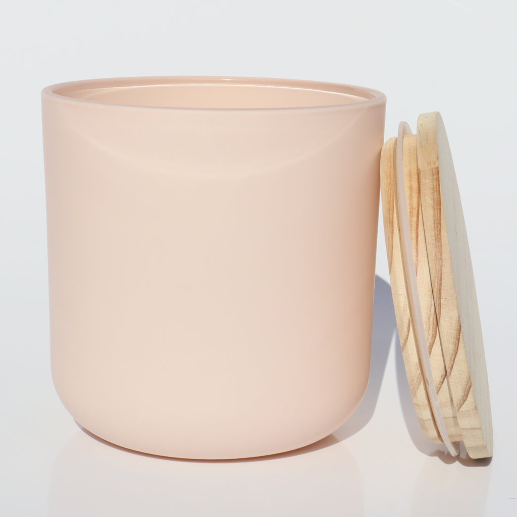 LuxyM Matte Blush Cream Aura candle