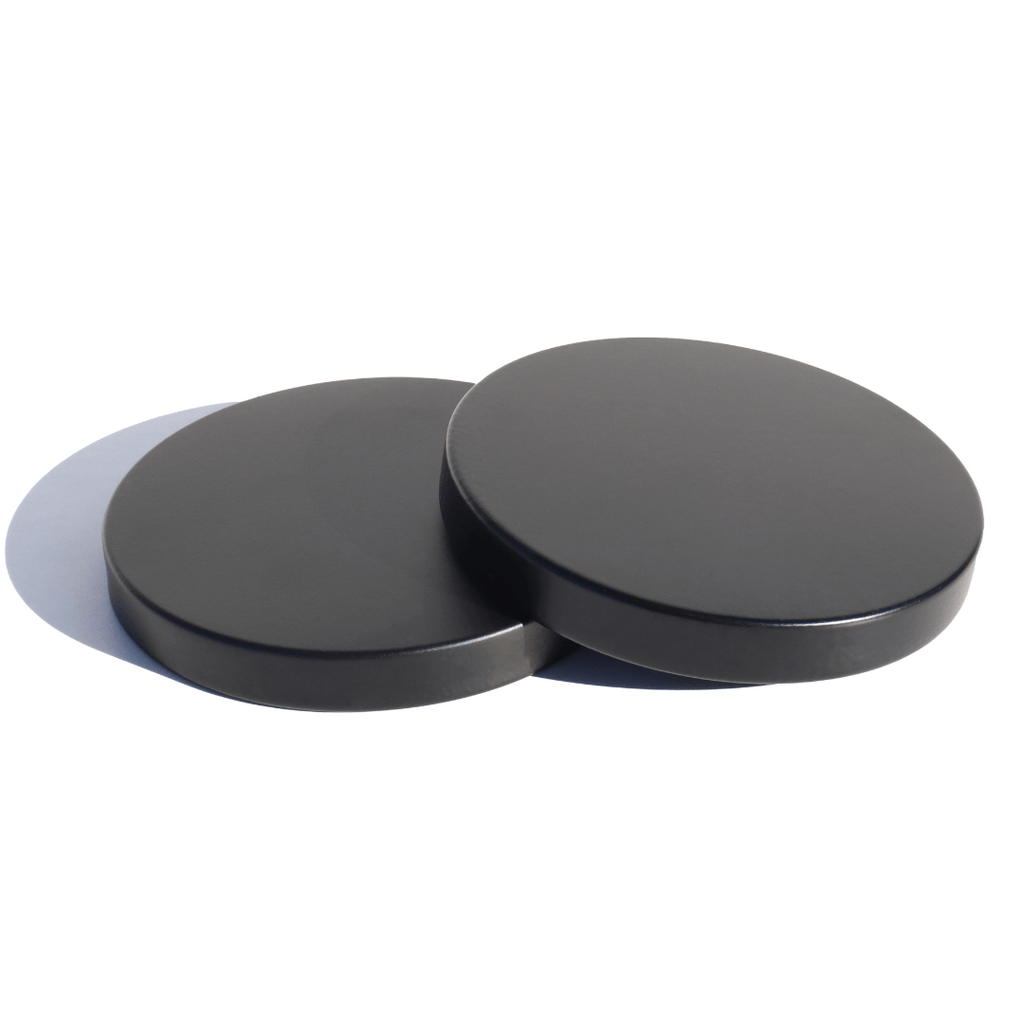 LuxyM candle supply- Black matte candle lids