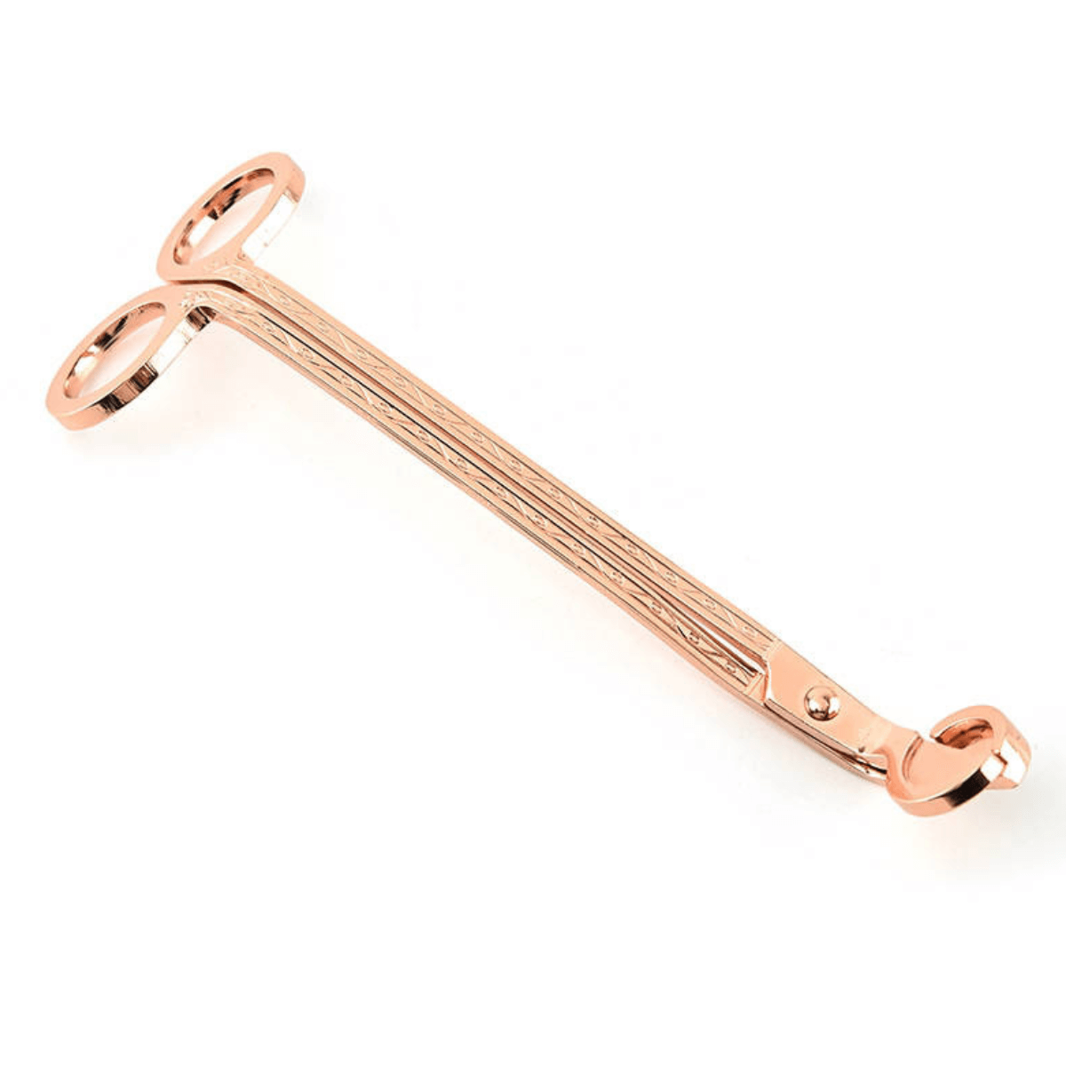 Rose-gold (Copper) wick trimmers 8" length - LuxyM Candle Supplier