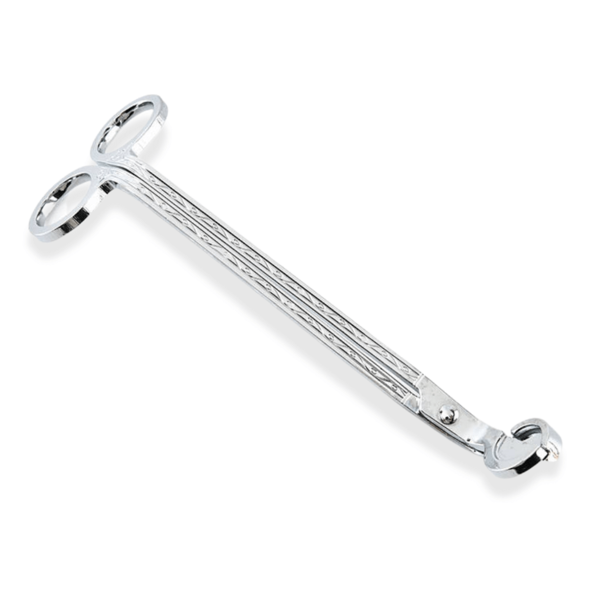 silver wick trimmers 8" length - LuxyM Candle Supplier